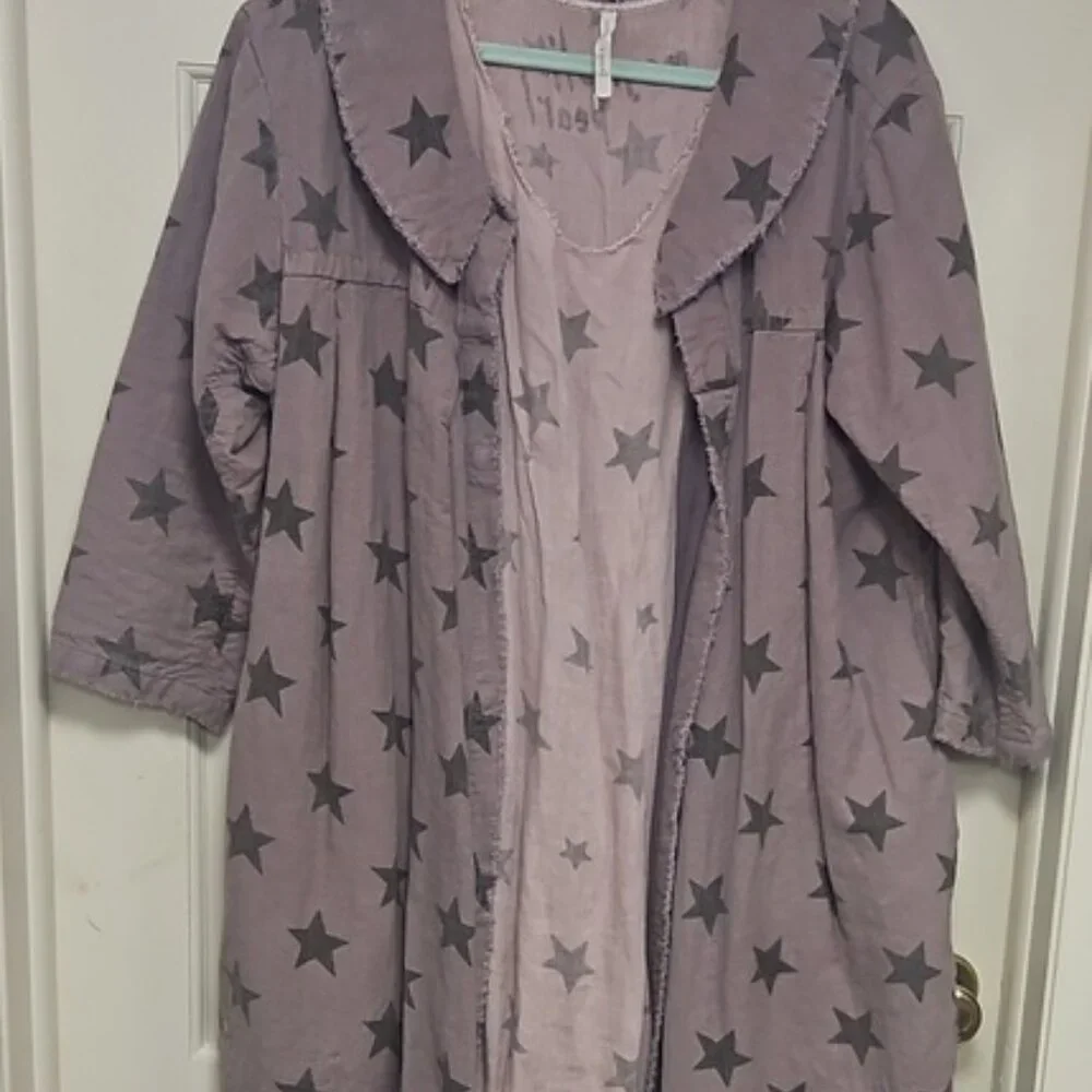 Magnolia Pearl European Woven Cotton Clancy Lu Jacket EUC - Picture 3 of 6